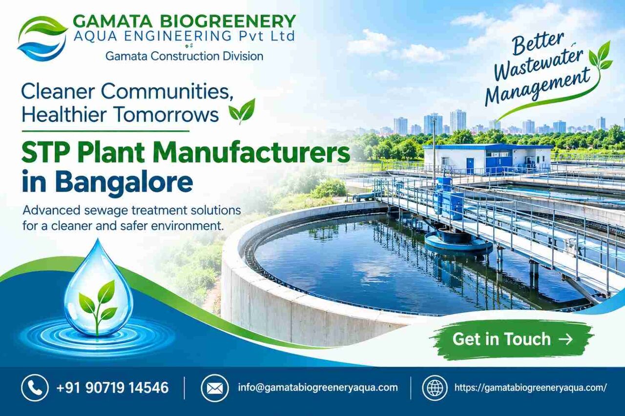 Bangalore, Construction, STP Plant Manufacturers In Bangalore
