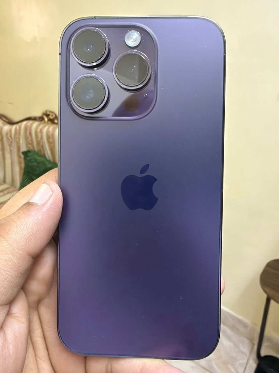 Al Wizarat, Electronics, SAR 1600,  IPhone 14 Pro 128GB (Deep Purple) &ndash; Showroom Condition | With Original Accessories