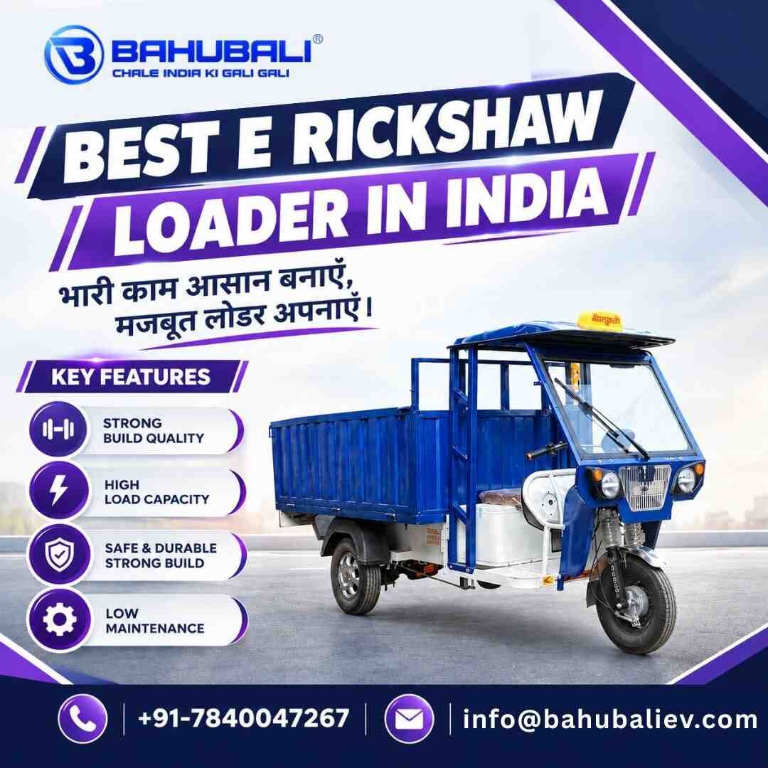 New Delhi, Vehicles, Cars & Trucks , INR 1,  Bahubali Load Master,  2026,  Manual,  41 KM,  Best E Rickshaw Loader In India