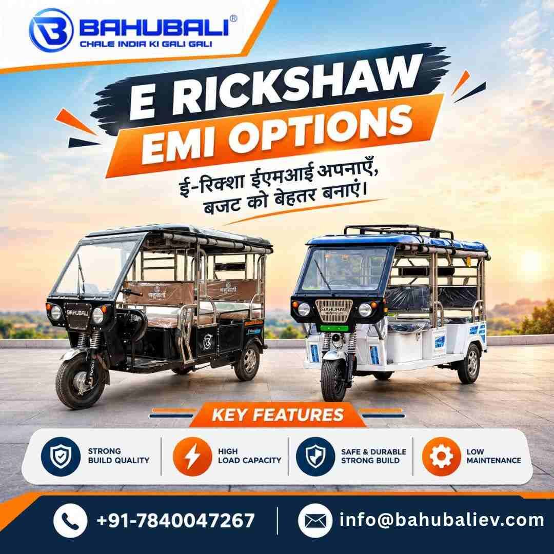 New Delhi, Vehicles, Cars & Trucks , INR 1,  BAHUBALI XXL9 ULTRA,  2026,  Manual,  41 KM,  E Rickshaw EMI Options