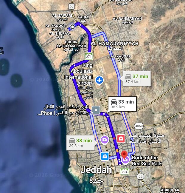 Jeddah, Travel, Pick And Drop _Daily Ride Share Available: Aziziyah To Al Firdous / Obhur (Return)
