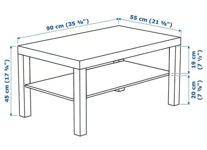 Akrabia, Furniture, SAR 60,  Used IKEA Coffee Table Set (Black) &ndash; 2 Tables For 60 SAR