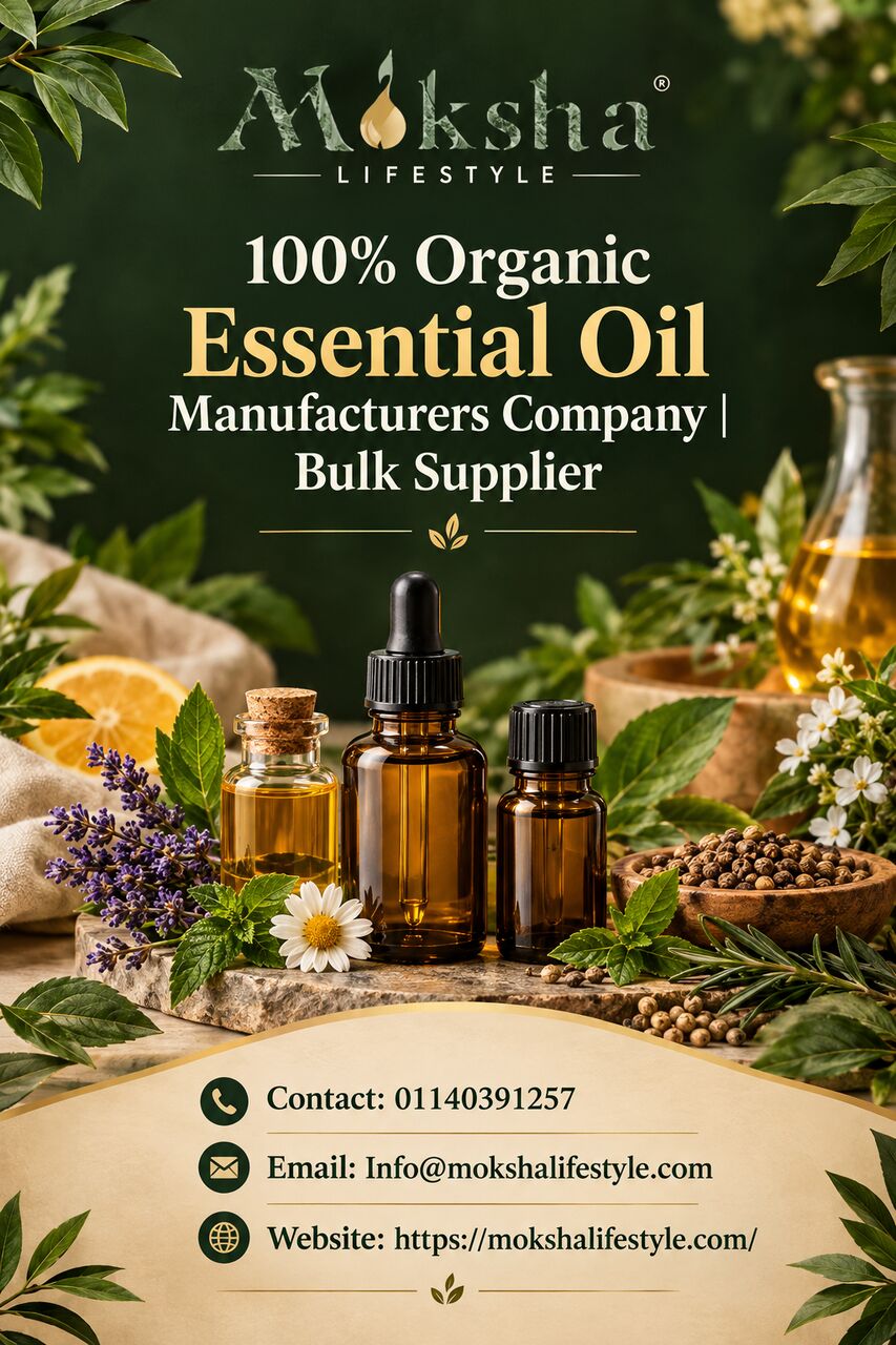 New Delhi, Wholesale Products, 100% Organic Essential Oil Manufacturers Company| Bulk Supplier |