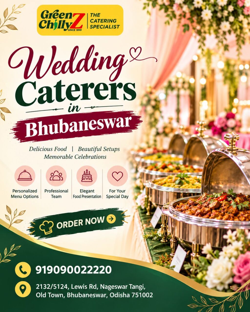 Bhubaneswar, Catering, Wedding Caterers In Bhubaneswar
