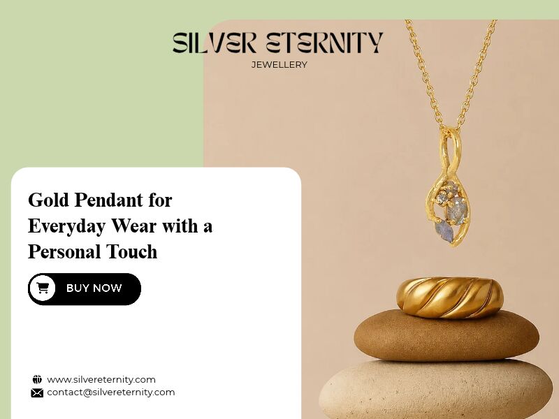 Jaipur, Jewelry, INR 4500,  Buy Now Gold Pendant For Everyday Wear With A Personal Touch