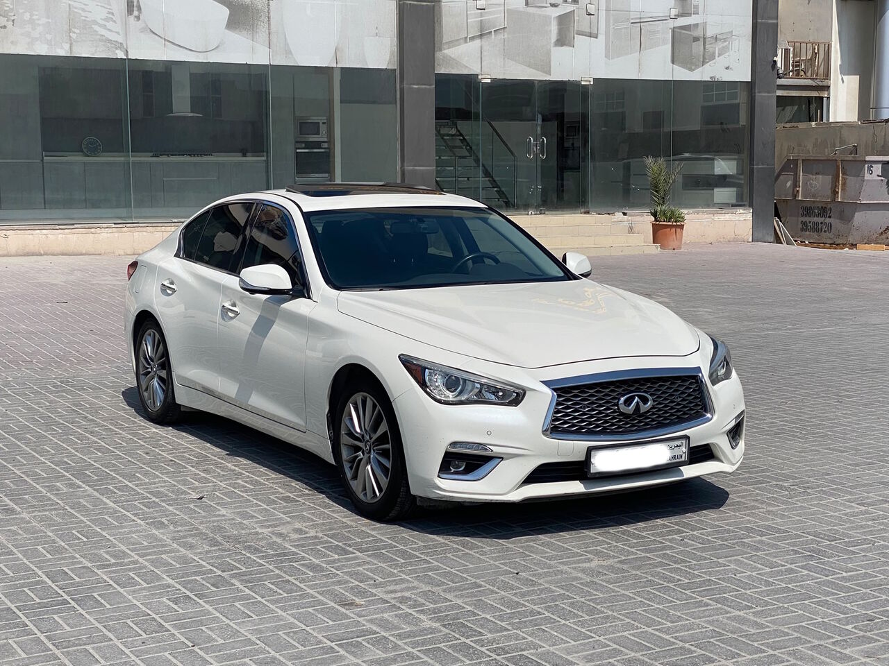 Manama, Vehicles, Cars & Trucks , BHD 10600,  Infiniti Q50,  2023,  Automatic,  55100 KM,   /  (White)