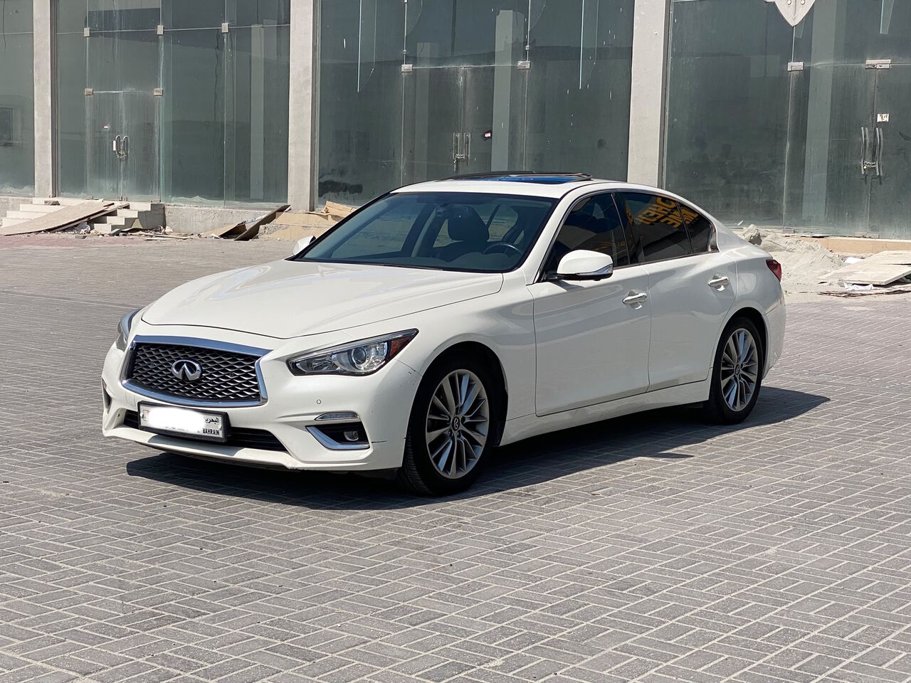 Manama, Vehicles, Cars & Trucks , BHD 10600,  Infiniti Q50,  2023,  Automatic,  55100 KM,   /  (White)