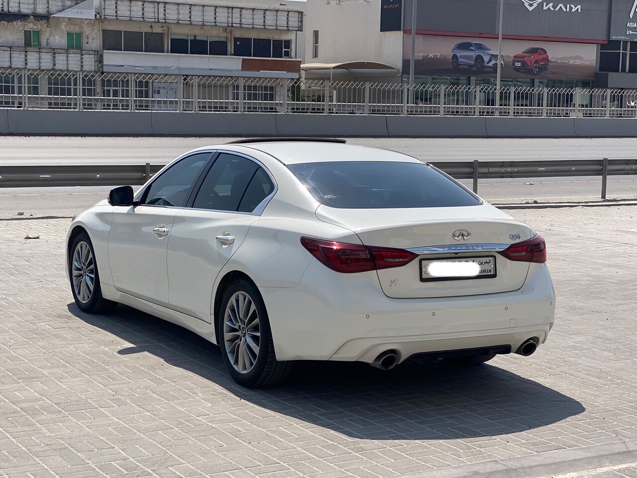 Manama, Vehicles, Cars & Trucks , BHD 10600,  Infiniti Q50,  2023,  Automatic,  55100 KM,   /  (White)