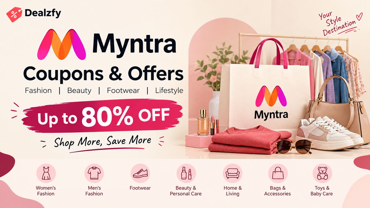 Mumbai, Businesses For Sale, Myntra Coupons & Offers &ndash; Up To 80% OFF | Dealzfy