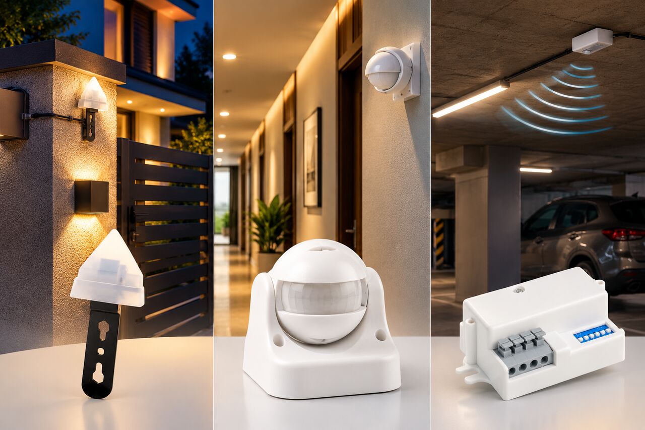 Noida, Electronics, Best Sensors For Automatic Lighting: PIR, Radar, Microwave & LDR