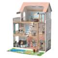 SAR 250,  Brand New Kids Wooden Doll House With Packing 54pieces Accessories Big Size