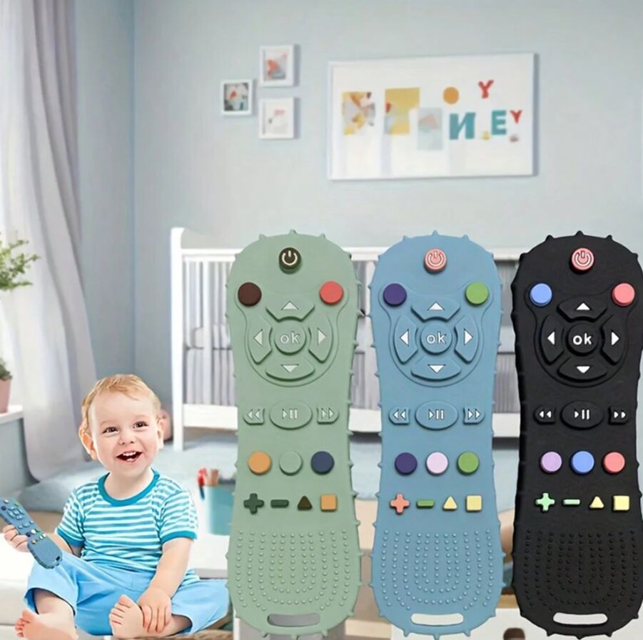 Sydney, Baby & Kid Stuff, AUD 7,  Baby Remote Control Teether Toy &ndash; 1/2/3PCS Silicone Teething Toys For Babies 6&ndash;36 Months