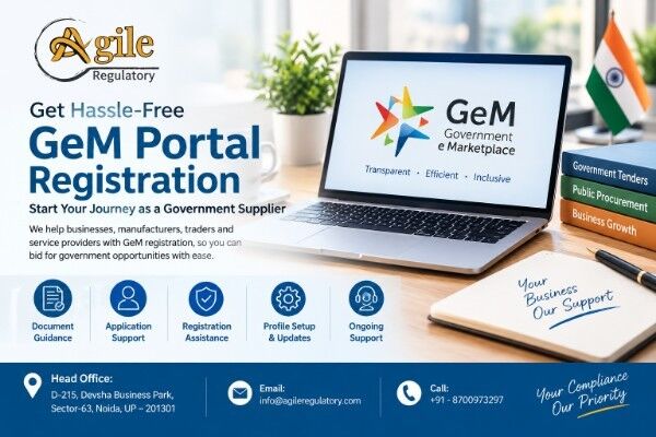 Noida, Legal, GeM Registration Certificate | Apply Online & Get Today