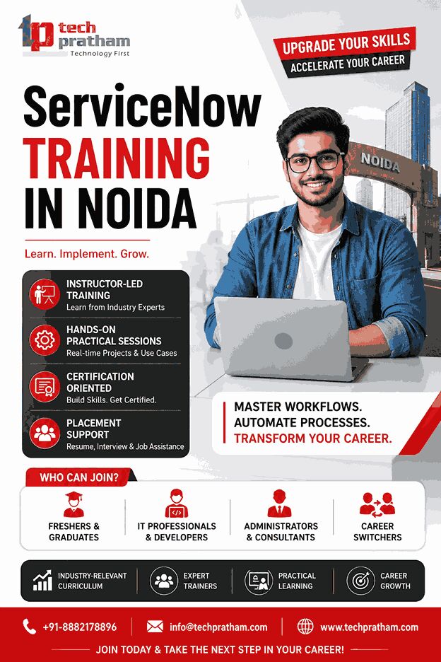 Noida, Education, ServiceNow Training In Noida | Course & Certification Training