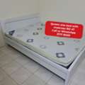BHD 47,  @@Queen Size Bed With Mattress In Good Condition For Sale With Delivery