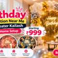 Elegant Birthday Decoration Near Me In Greater Kailash
