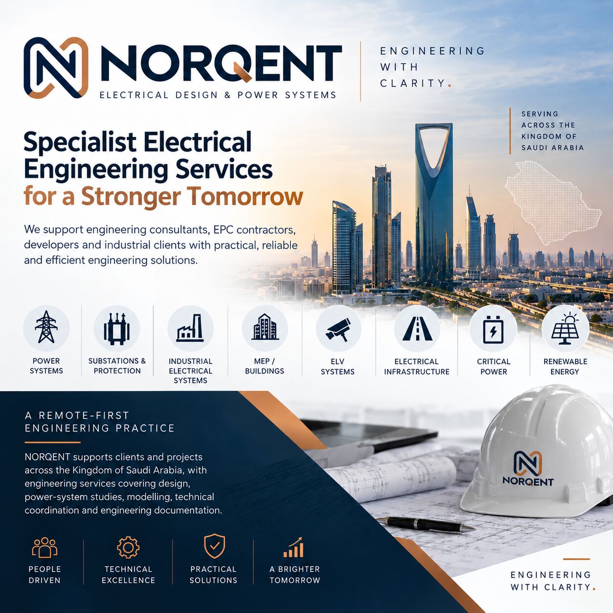Riyadh, Technical, Electrical Design & Power System Engineering Services | NORQENT-Saudi Arabia