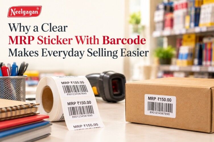 New Delhi, Materials, Clear MRP Barcode Stickers For Easier Selling