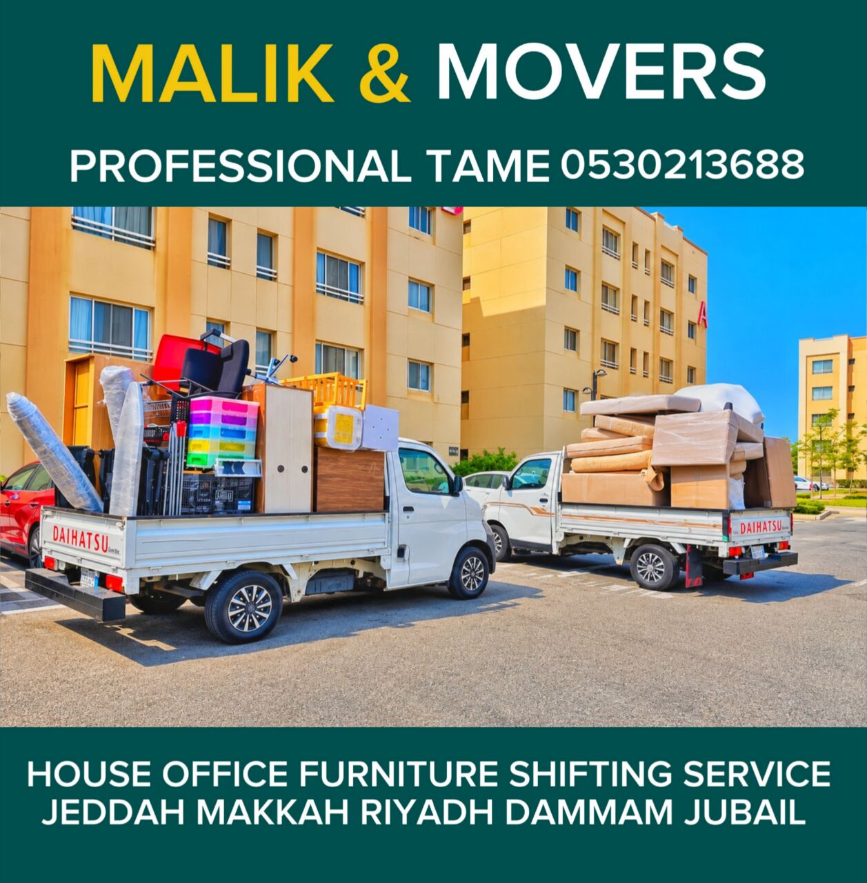 Jeddah, Household, PROFESSIONAL ⬅️ PAKISTANI MALIK MOVERS IN JEDDAH HOUSE MOVING OFFICE SHIFTING 0530213688