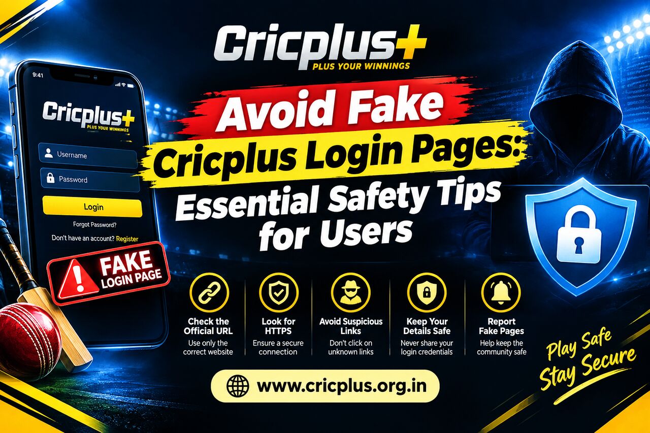 Pune, Business, Avoid Fake Cricplus Login Pages: Essential Safety Tips For Users