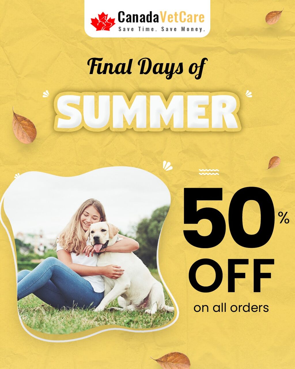 New York, Pet Supplies, USD 10,  Final Days Of Summer Sale &ndash; 50% OFF Pet Care Essentials