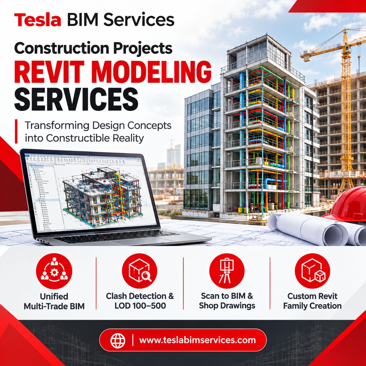 New York, Construction, Transforming Construction Projects Through Revit Modeling Services - Denver