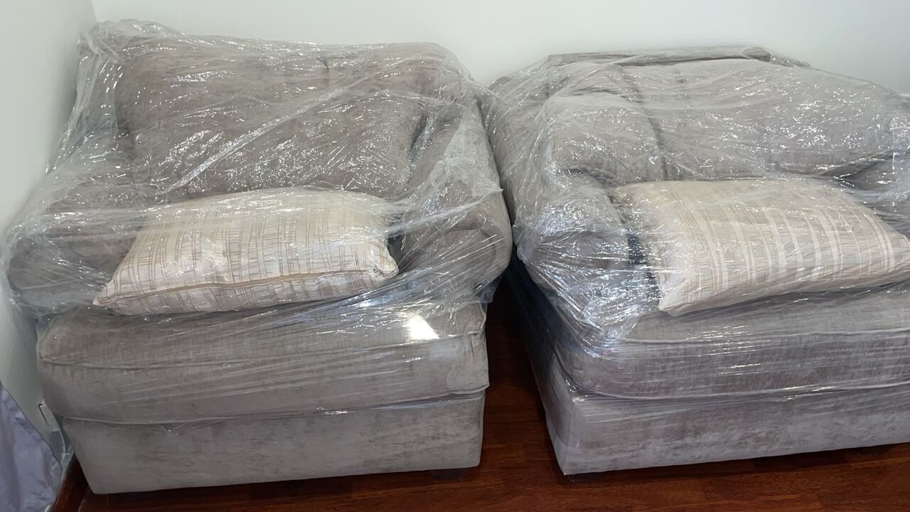 Khobar, Furniture, SAR 550,  Two Sofa - Brand New For Sale