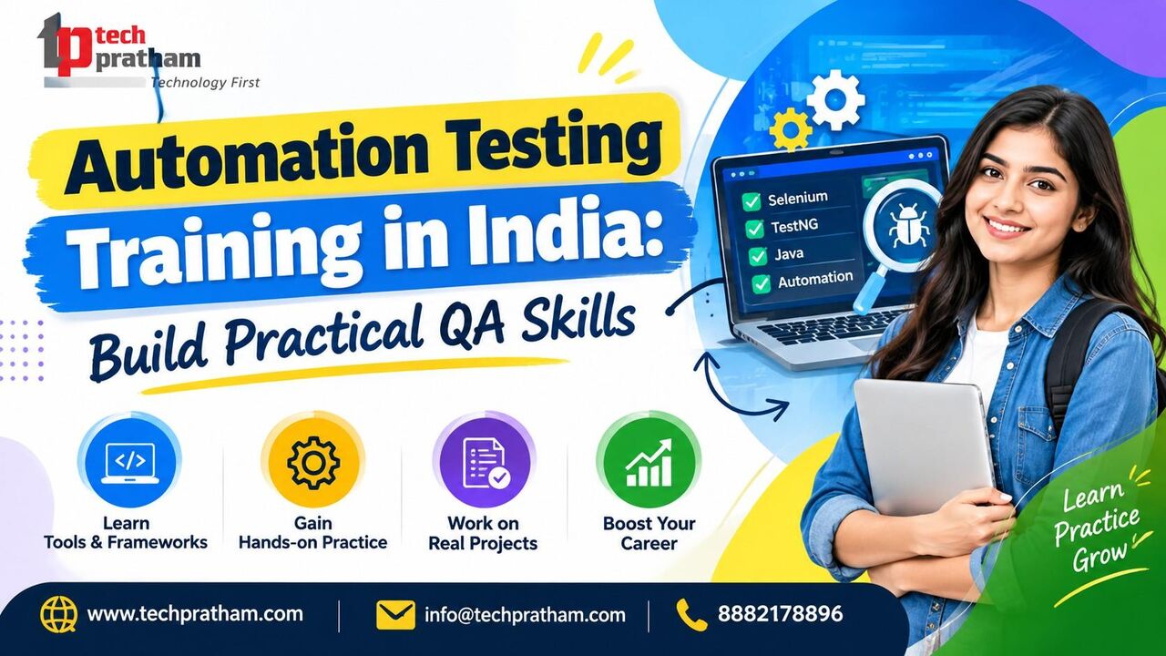 Noida, Education, Automation Testing Training In India: Build Practical QA Skills