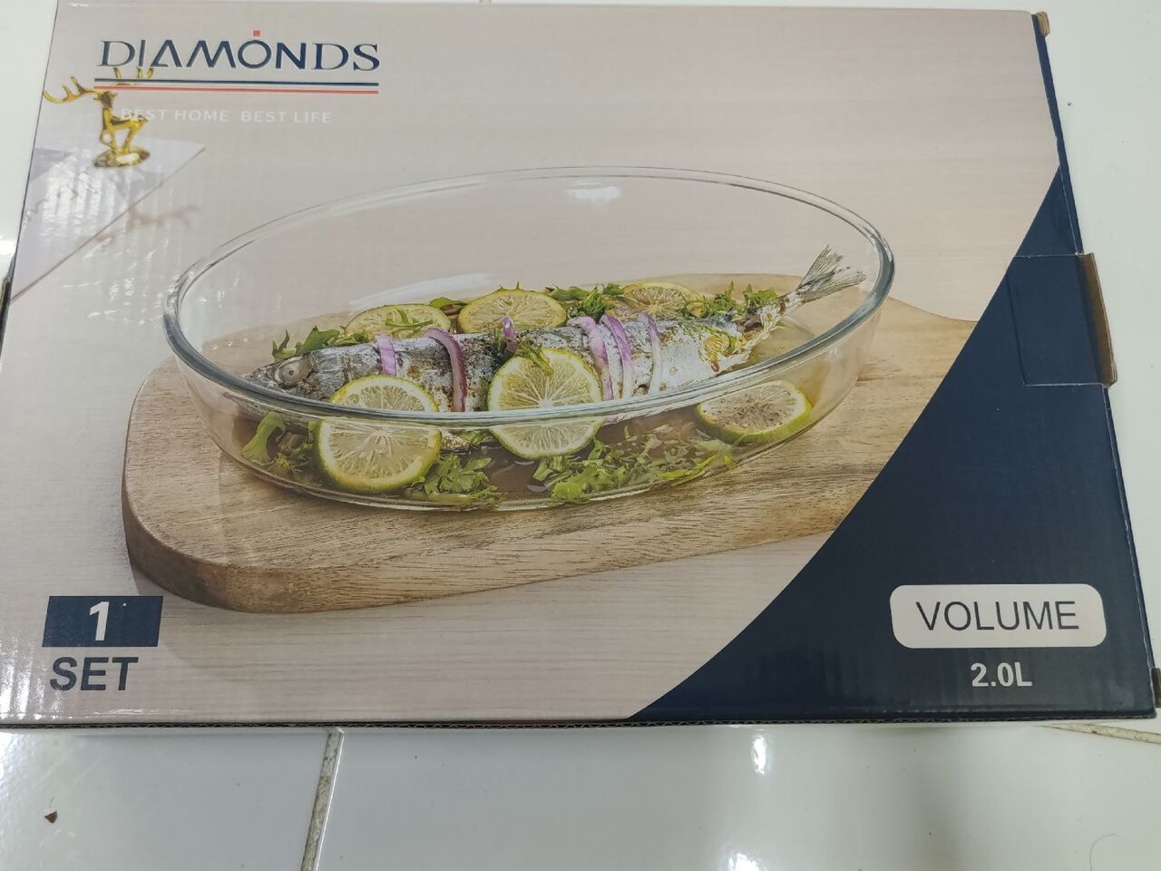 Manama, Appliances, BHD 2,  Brand New Diamonds 2.0L Oval Glass Casserole Dish