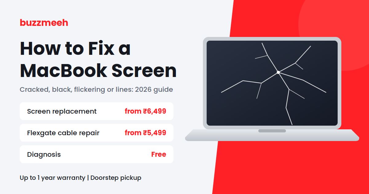 New Delhi, Television, Fix MacBook Screen At Doorstep – Starting ₹6,499 | Buzzmeeh