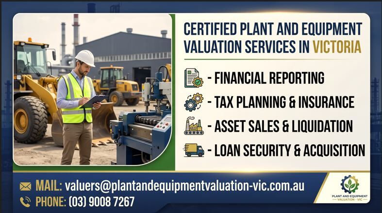 Melbourne, Real Estate, Certified Plant And Equipment Valuation Services In Victoria