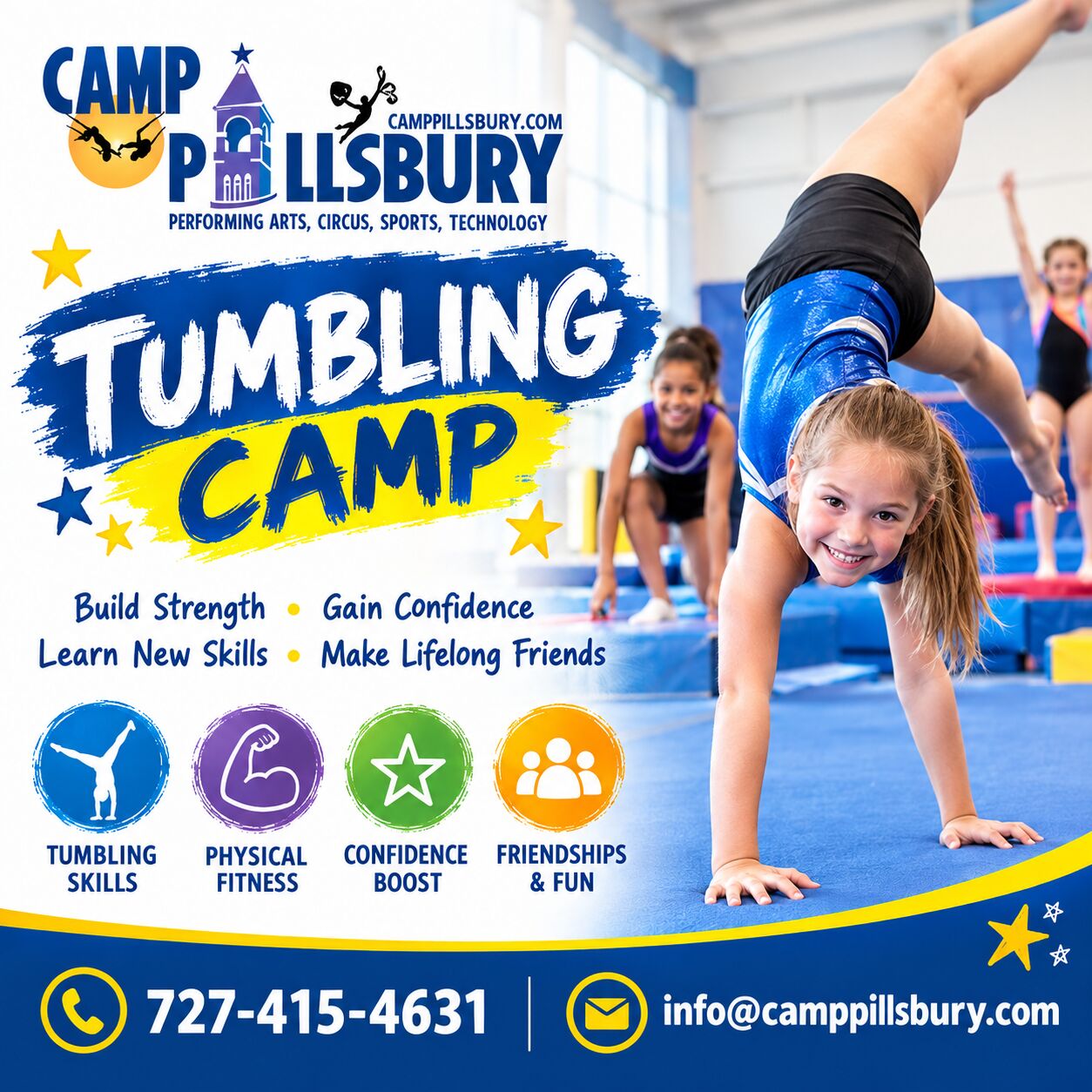 New York, Education, Build Confidence And Skills At A Fun Tumbling Camp