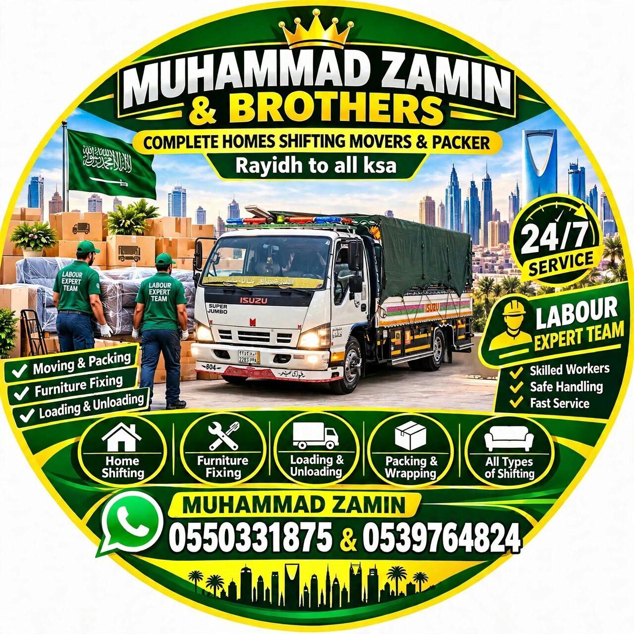 Riyadh, Labor/Moving, COMPLETE ✅ HOME SHIFTING PACKING IN MOVERS 💕💕💕 BEST PRICE BEST SERVICE INSHALLAH