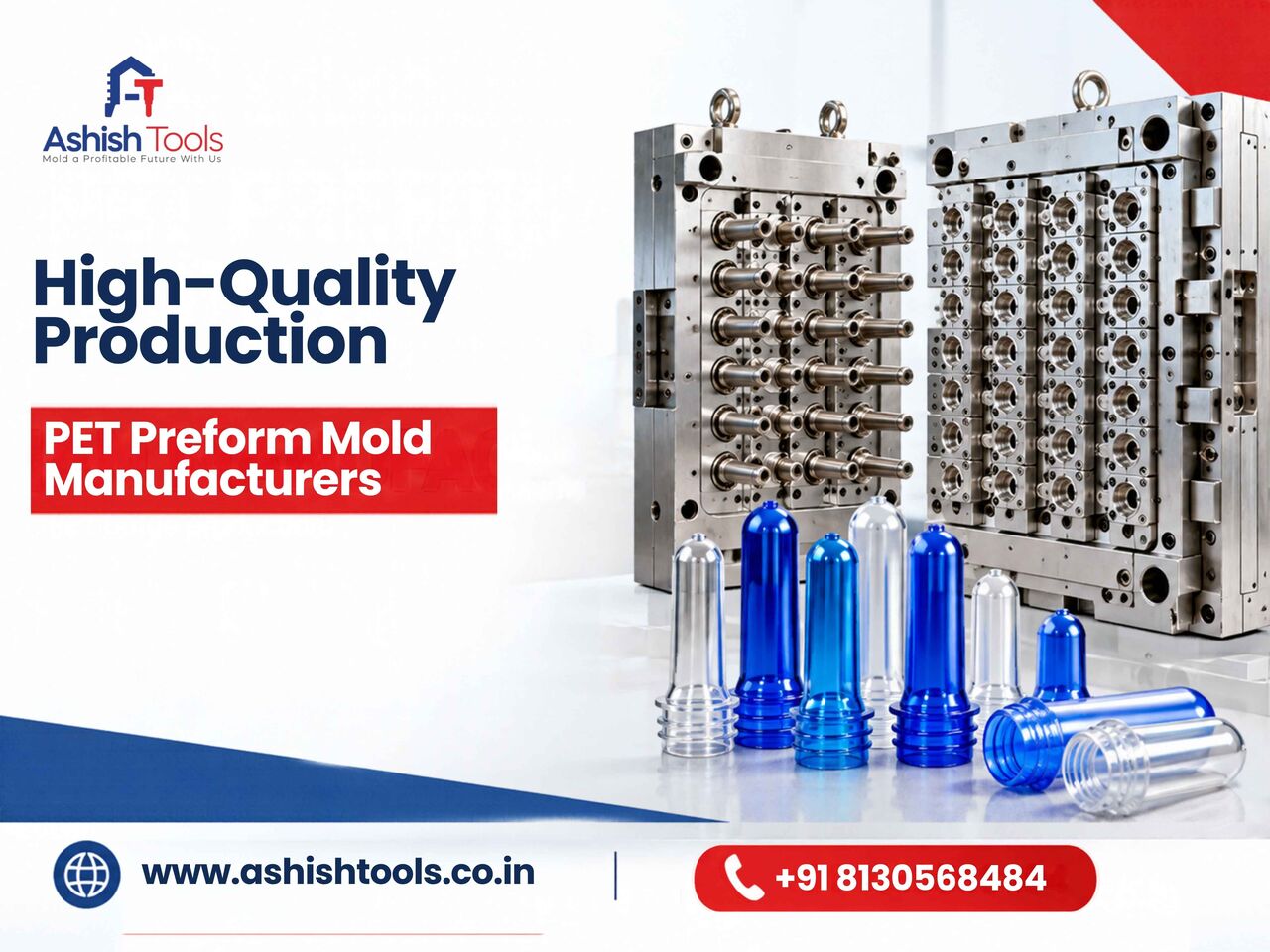 Noida, Heavy Equipment, PET Preform Mold Manufacturers For High-Quality PET Production