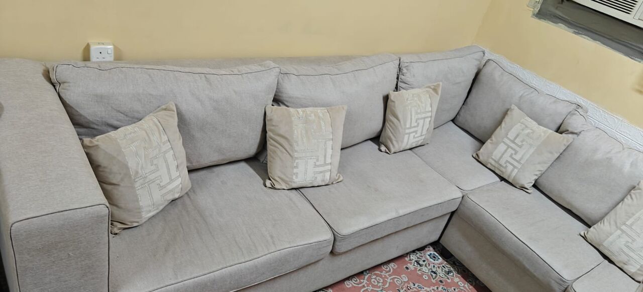 Al Rawdah, Appliances, SAR 450,  Sofa Set L Shape In Good Condition
