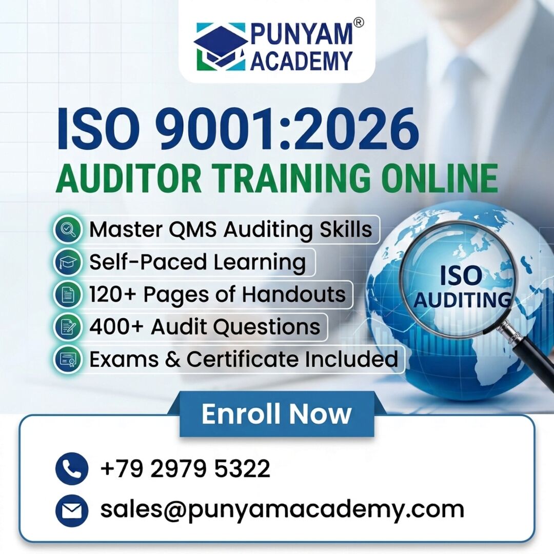Los Angeles, Education, Learn ISO 9001:2026 Auditor Training Online