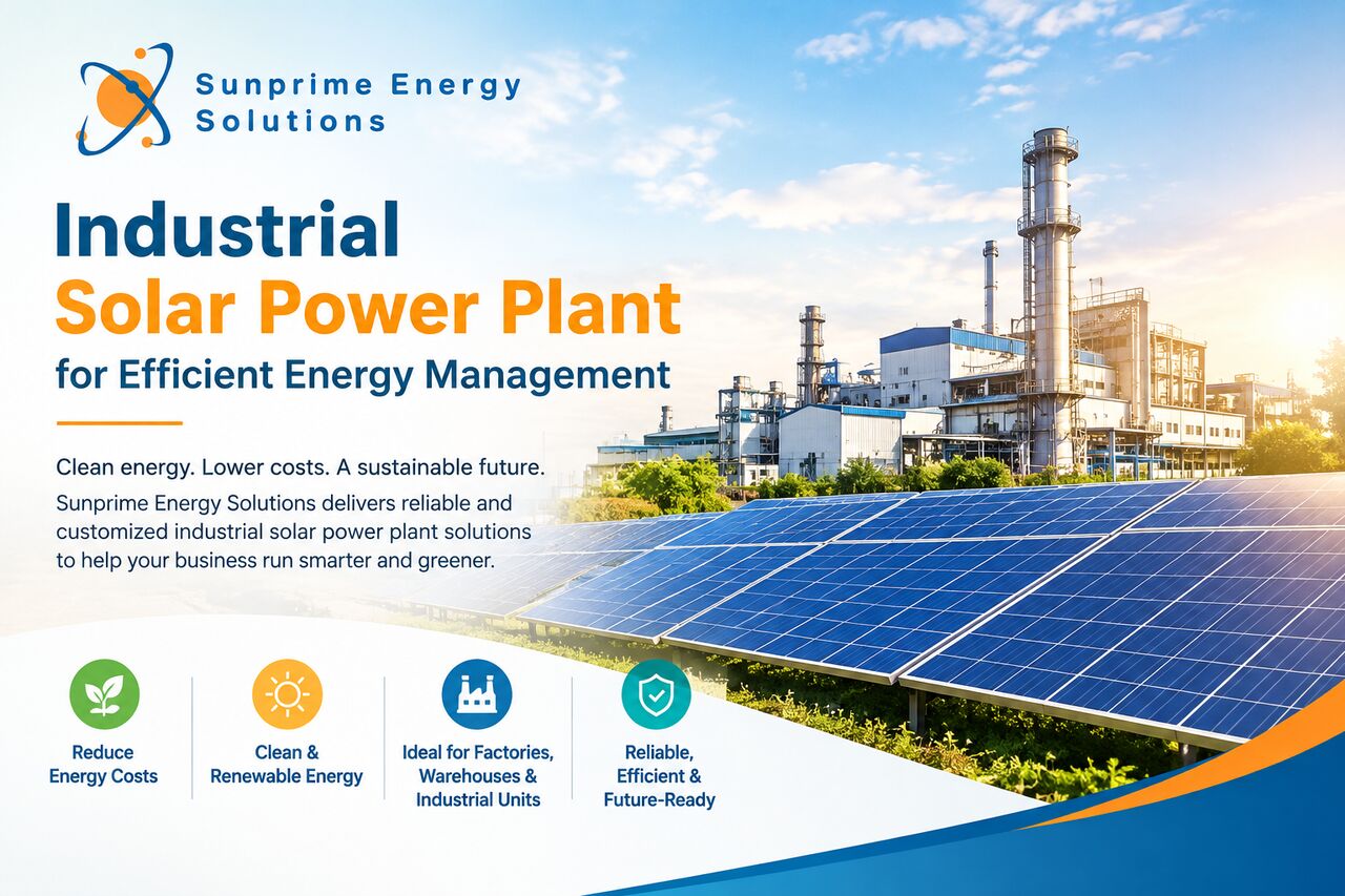 New Delhi, Electronics, Industrial Solar Power Plant For Efficient Energy Management