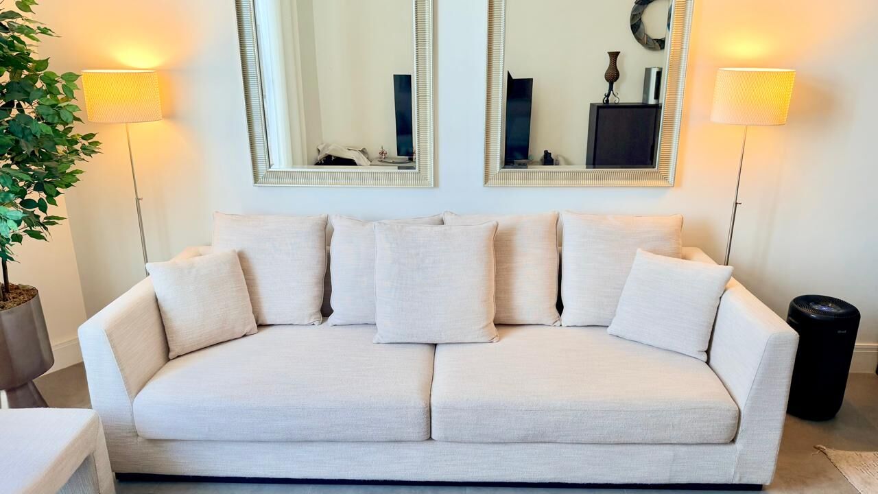 Al Hamra, Furniture, SAR 4000,  FOR SALE &ndash; Bloomr Sofa & Chair Set (3 Pieces) | Riyadh