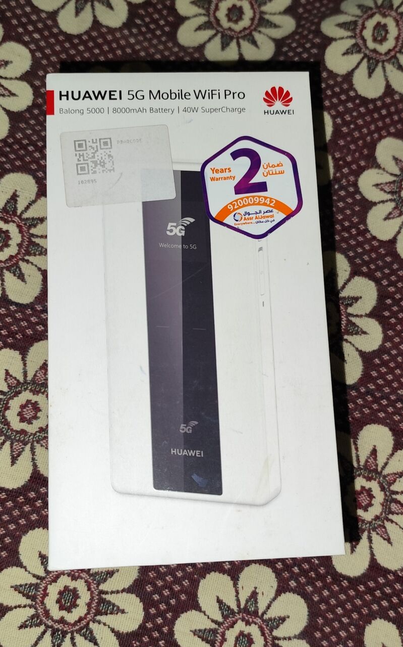 Jeddah, Electronics, SAR 725,  HUAWEI 5g Mobile WIFI Pro