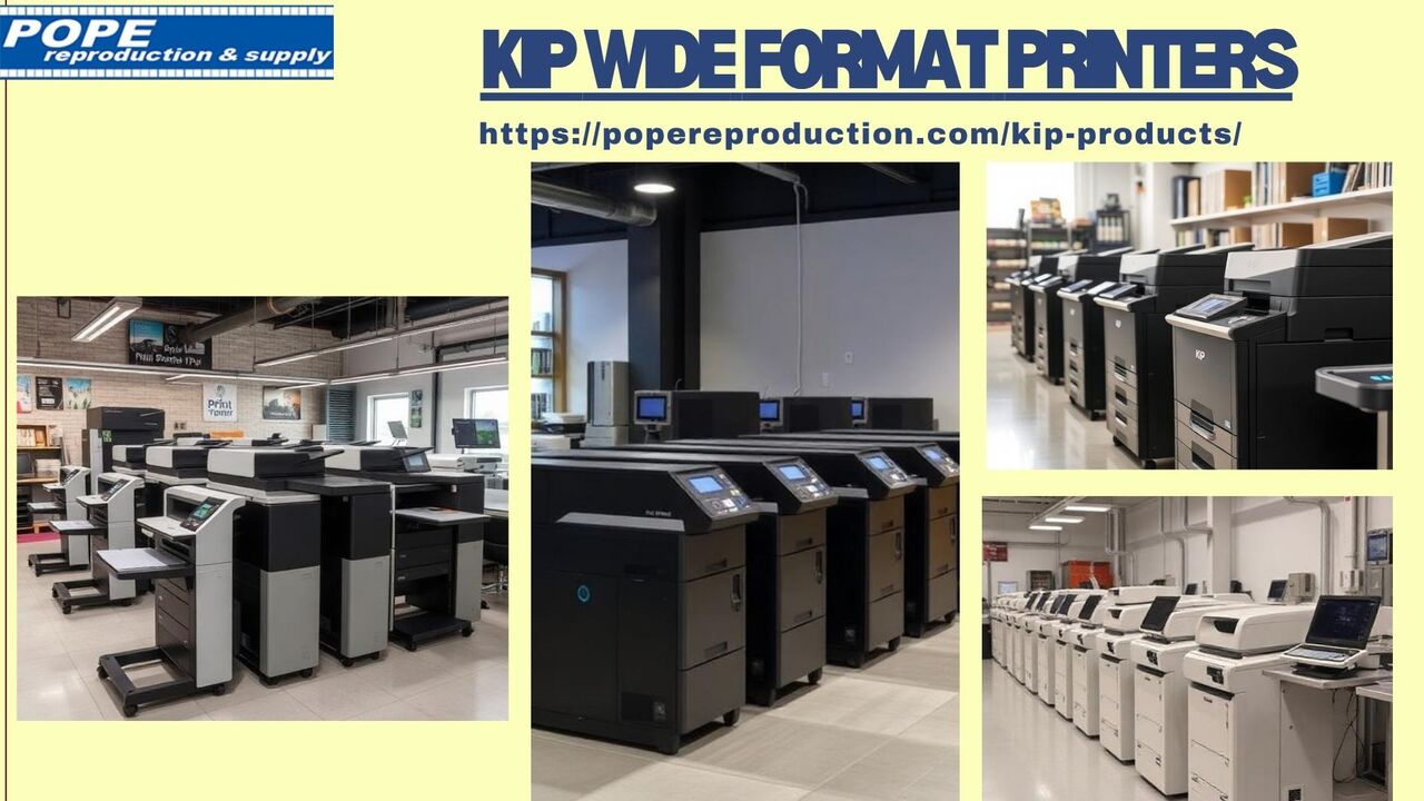 New York, Printing, For Printing Expertise Of Highest Caliber, Businesses Prefer KIP Wide Format Printers