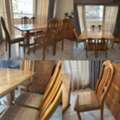 SAR 850,  🪑 Solid Wood Dining Table Set – 6 Chairs