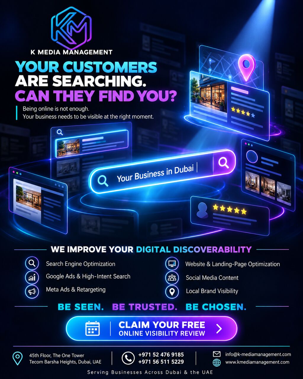 Dubai, Marketing, SEO & Google Ads Management Dubai | K Media Management