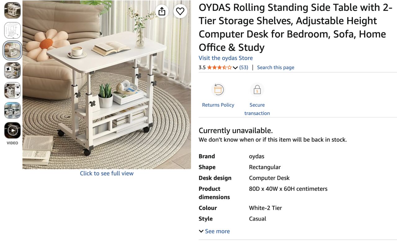 Riyadh, Furniture, SAR 80,  Study Table For Sale