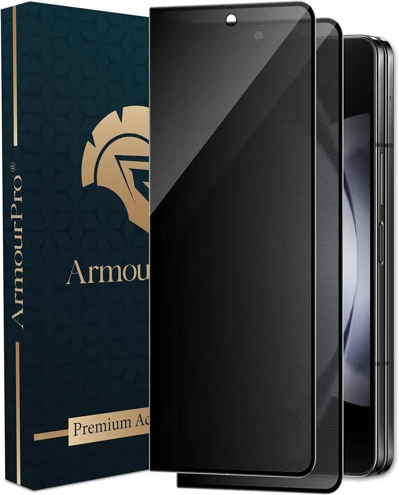 Riyadh, Mobile Phones, SAR 55,  ArmourPro Matte Privacy Tempered Glass For Samsung Galaxy Z Fold 5, Pack Of 2