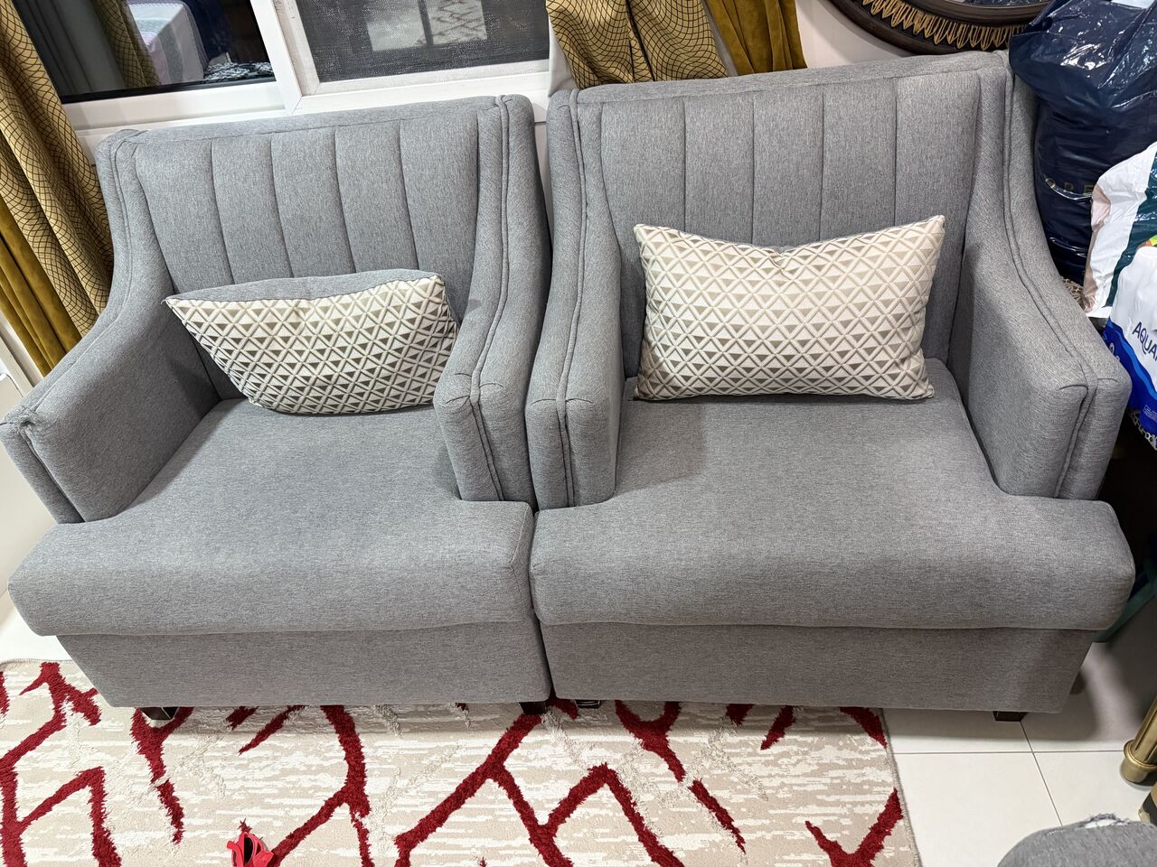 Dammam, Furniture, SAR 200,  Sofa Chair 2 Pc With Cushion