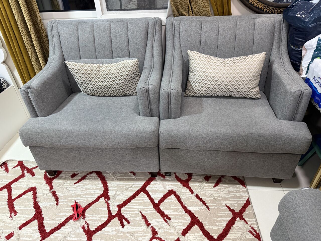 Dammam, Furniture, SAR 200,  Sofa Chair 2 Pc With Cushion