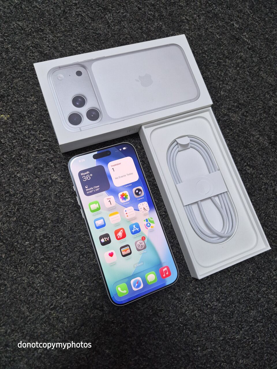 Al Rahmaniyah, Mobile Phones, SAR 4650,  IPhone 17 Pro Max 256gb Silver