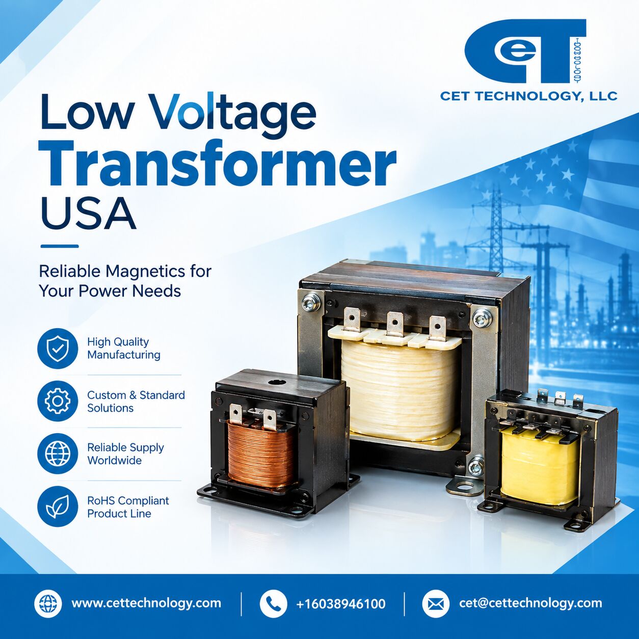 New York, Electronics, 7. Low Voltage Transformer USA: How To Match A Transformer To Your Design