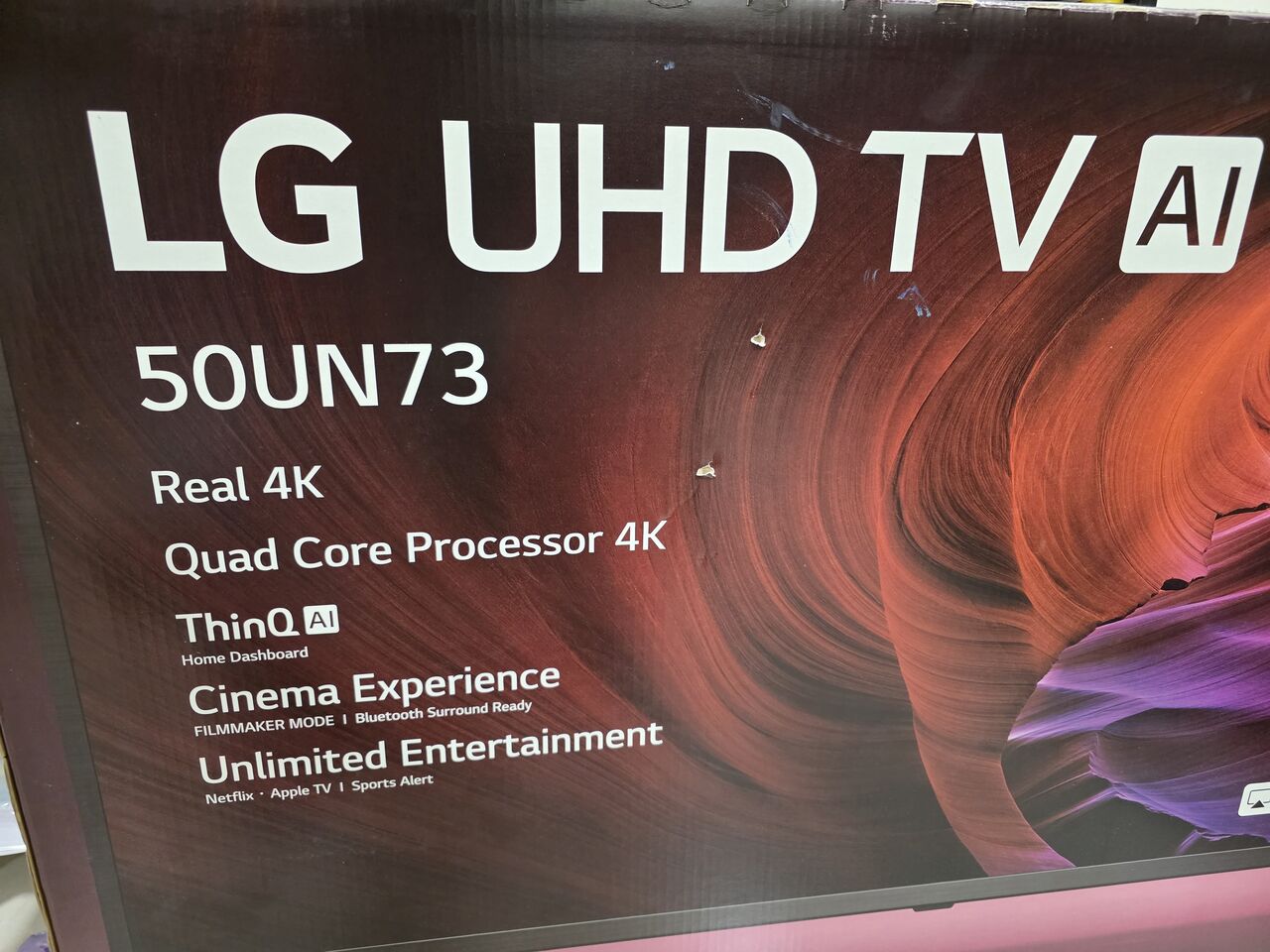 Akrabia, Appliances, SAR 700,  Used LG 50" 4K UHD TV For Sale
