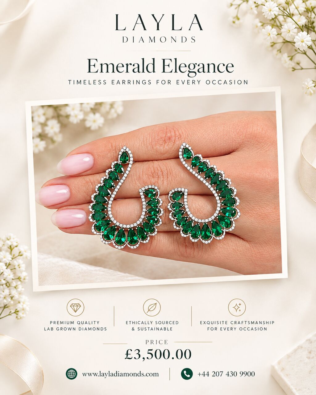 London, Items Wanted, Emerald Cut Diamond Earrings: Elegant Styles | Layla Diamonds